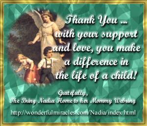 Help Bring Home Nadia